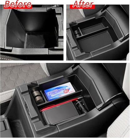 smabee Center Console Organizer Tray for Subaru Forester 2025 2026 - size: Armrest Storage Insert Box
