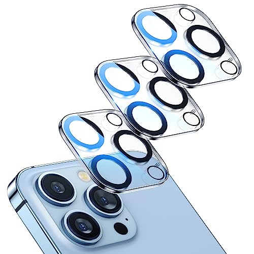 [3 Pack Camera Lens Protector For iPhone,9H Tempered Glass,Anti-Scratch,Case Friendly,Night Circle,No-Bubble HD Clarity,Full Cover (for iPhone 15 Pro/15 Pro Max) - size: for iPhone 15 Pro/15 Pro Max