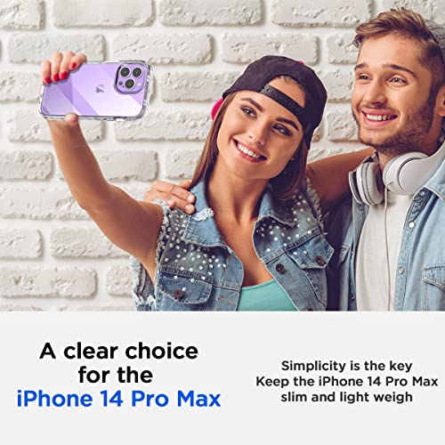 AICase for iPhone 14 Pro Max Clear Case(6.7"),Heavy Duty Drop Protection Full Body Rugged Shockproof/Dust Proof 3-Layer Military Protective Tough Durable for iPhone 14 Pro Max - color: Clear