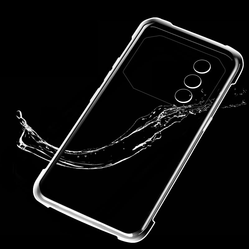 Phone Case for Doogee Blade 10 Power - Clear | 6.56" Slim Shockproof Protective Cover, Anti-Scratch Soft Silicone Rubber Gel Bumper Shell - color: Clear