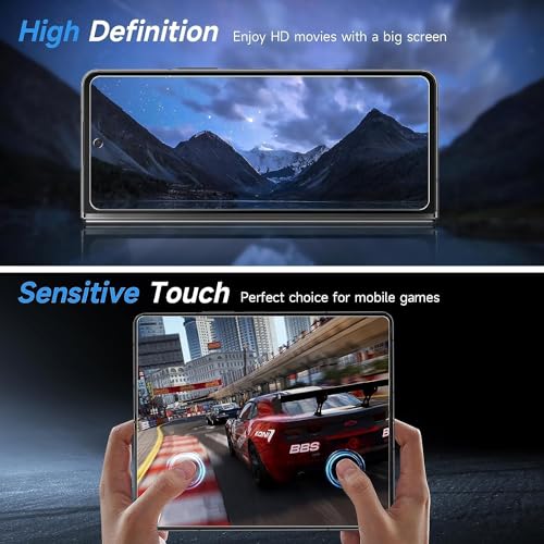 3 Pack for Samsung Galaxy Z Fold 4 Screen Protector [Not Glass], Anti-Scratch, Compatible Fingerprint, Full Adhesive Flexible Film for Samsung Galaxy Z Fold 4 - size: for Samsung Galaxy Z Fold 4