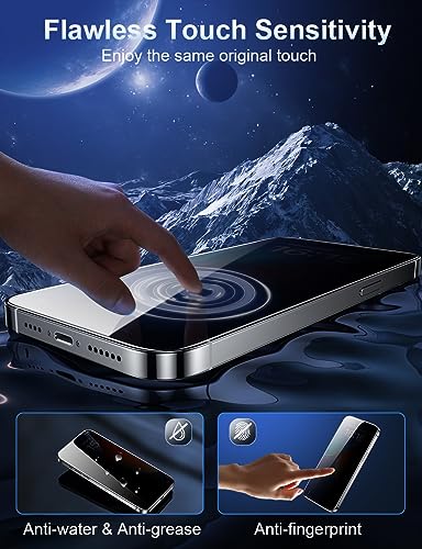 ruwa Privacy Screen Protector for iPhone 15 Plus/16 Plus [6.7 Inch][3-Pack] Anti-peep Tempered Glass Film with Easy Installation Alignment Frame, 9H Hardness, Scratch Resistant, Case Friendly - size: for iPhone 15 Plus/16 Plus-6.7 inch 3-Pack