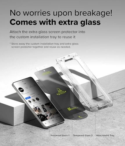 Ringke for Samsung Galaxy S25 Edge Screen Protector [Easy Slide Privacy] - size: Galaxy S25 Edge