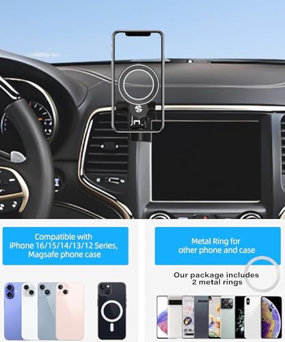 Magnetism Car Phone Holder for Jeep Grand Cherokee 2014-2018 Accessories - size: for 2014-2018 Jeep Grand Cherokee