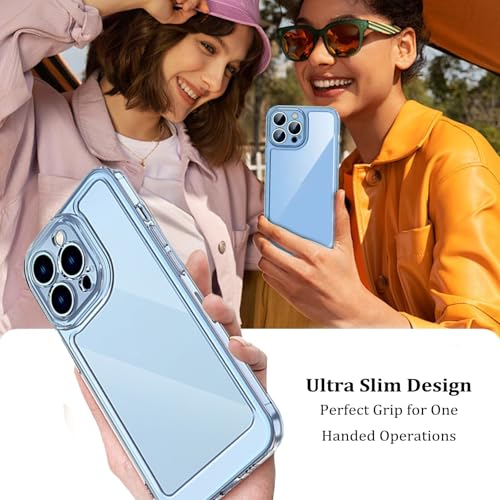 for iPhone Case Clear,[Anti-Yellowing][Military-Grade Drop Protection] Transparent Shockproof Slim Thin Phone Bumper Phone Case for iPhone (Clear,for iPhone 15 Pro Max) - size: for iPhone 15 Pro Max