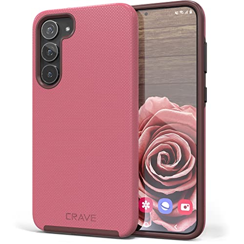 Crave for Samsung Galaxy S23 Plus Case, Shockproof Protection Dual Layer Case for Samsung Galaxy S23 Plus (6.6 inch) - Berry - color: Berry, size: Galaxy S23+