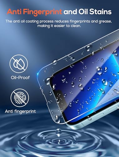 4 Pack for iPhone 13 Pro Max Screen Protector，Premium Tempered Glass Film 9H Hardness，Scratch Resistant，Bubble Free，Easy Installation，Ultra Durable，HD Clear，Case Friendly [6.7 inch] - size: iPhone 13 Pro Max