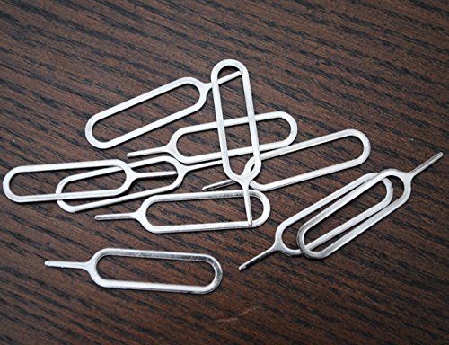 Sim Card Tray Open Ejector Pin, SIM Card Tray Open Eject Pin Removal Tool Needle Opener Ejector for all iPhone ipad Samsung Galaxy Most Smartphone