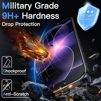 JETech 3D 9H+ Anti-Reflective Screen Protector for iPhone 17e/16e - size: iPhone 17e/16e