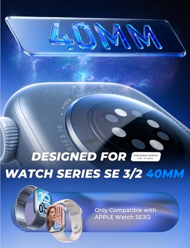 MAGIC JOHN for Apple Watch 40mm SE 3/SE 2/SE Series/6/5/4 Screen Protector - size: 40MM