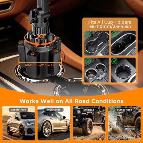 Phone Holders for Your Car, Universal Strong Magnetic Cup Car Phone Mount
