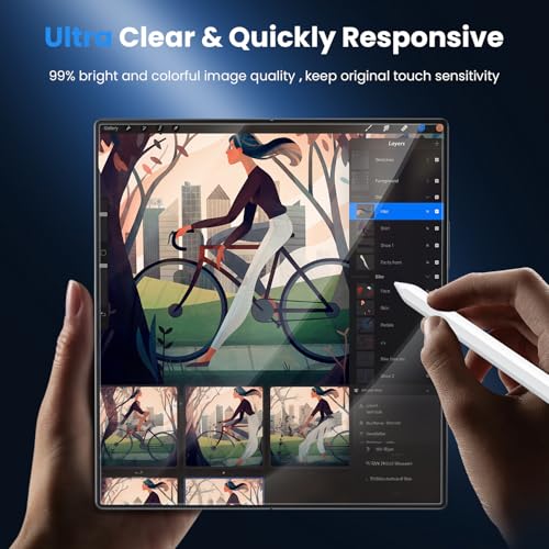 WSKEN for Samsung Galaxy Z Fold 7 Screen Protector - Easily Install - size: Z Fold 7