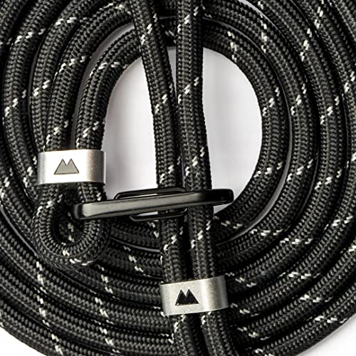Mous – Phone Lanyard Crossbody with Adjustable Anti Theft Wrist Strap – Black/Purple/Sage Green - color: Black