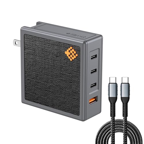 SlimQ 150W GaN USB-C Charger, 4-Port, PD 3.1 140W, No-Reset, for MacBook