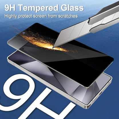 3 Pack Privacy Screen Protector for Samsung Galaxy s24 ultra - color: Black Samsung Galaxy S24 Ultra