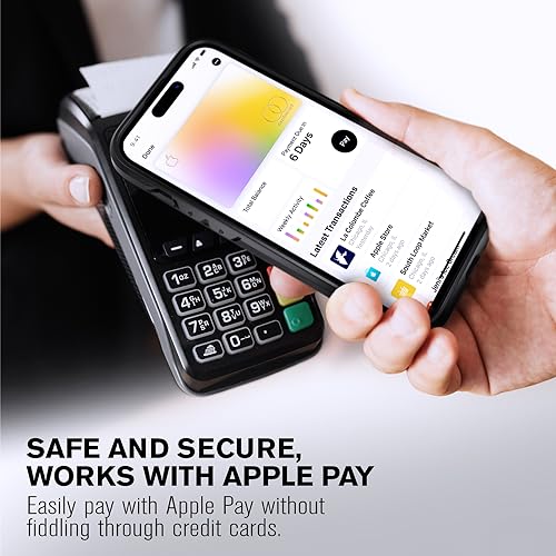VENA vCommute for iPhone 15 Wallet Case, Black | Military-Grade Drop Protection, Premium Leather Magnetic Flap Cover, Hidden Card Holder, RFID Blocking, Multi-Angle Kickstand - color: Classic - Black, size: iPhone 15