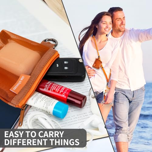 HOTEMIA Phone Lanyard and Wrist Straps, Adjustable Cell Phone Lanyard Crossbody with Detachable Wallet, 8mm Thick iPhone Lanyard for Around the Neck (Orange+Wallet) - color: Orange+wallet