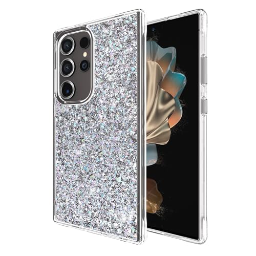 Case-Mate Samsung Galaxy S24 Ultra Case [6.8"] [12ft Drop Protection] [Wireless Charging] Twinkle Disco Phone Case for Samsung Galaxy S24 Ultra - Luxury Bling Glitter, Anti-Scratch, Shockproof, Slim - color: Twinkle Disco