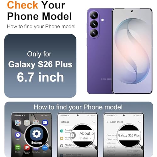 Battery Case for Galaxy S26 Plus, Upgraded 12000mAh Portable Protective Wireless Charging Case Compatible with Galaxy S26 Plus 5G (6.7 inch) Rechargeable Extended Battery Pack Charger Case (Black) - size: Galaxy S26 Plus -12000mAh