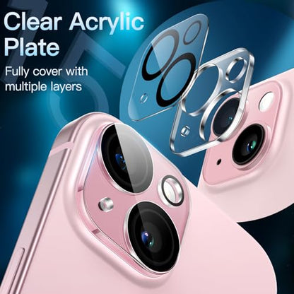 JETech Camera Lens Protector for iPhone 15/15 Plus, 3-Pack - size: iPhone 15 / 15 Plus