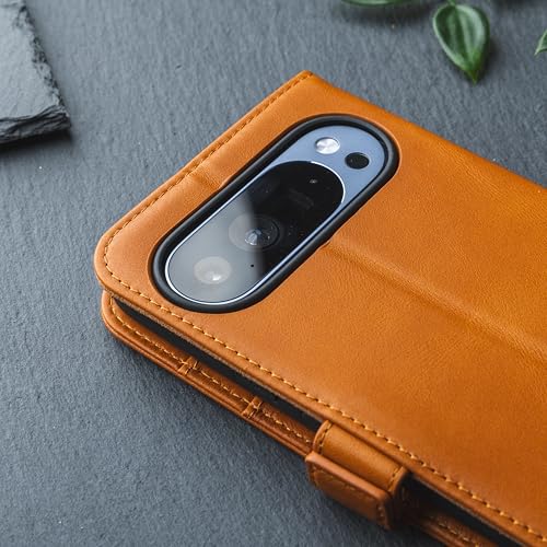 Google Pixel 10 Pro XL Metro Leather Wallet Phone Case - color: Metro Tan