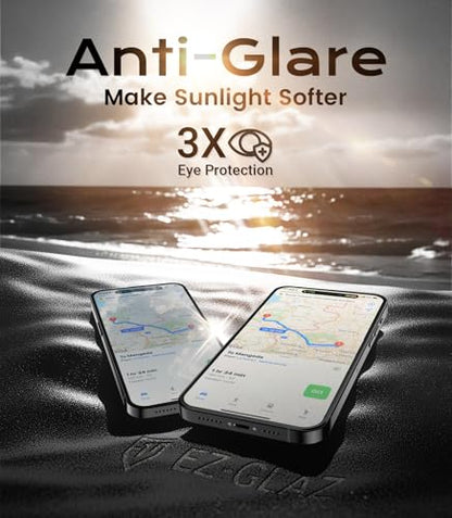 EZ-GLAZ-2 Pack Matte Screen Protectors for iPhone 15 Plus/16 Plus - size: iPhone 15 Plus/16 Plus