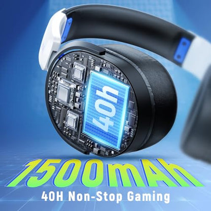 3-in-1 Wireless Gaming Headset, Mirror Gloss, 50mm Drivers, 7.1 Surround