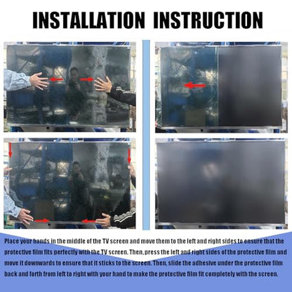 50 Inch Anti Glare tv Screen Cover, TV Screen Protector Frosted Anti Glare Film Blue Light Dustproof Scratch Filter, New Protect Your Eyes, Reduce Eye Fatigue, 50Inch (1095 * 616mm)