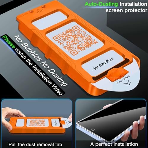 IMBZBK Privacy Screen Protector for Samsung Galaxy S26 Plus, 3+3 Pack - color: S26 Plus-Black