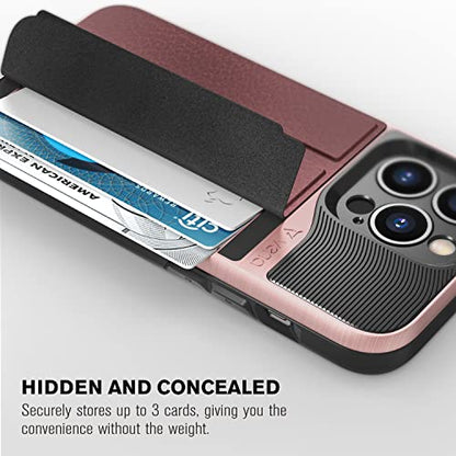 VENA vCommute for iPhone 13 Pro Wallet Case, Red - color: Red, size: iPhone 13 Pro