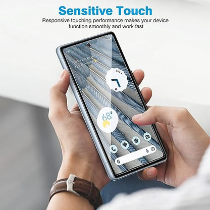 OMOTON Screen Protector for Google Pixel 7A 5G 6.1 Inch, 3 Pack - size: Pixel 7a - 6.1 Inch