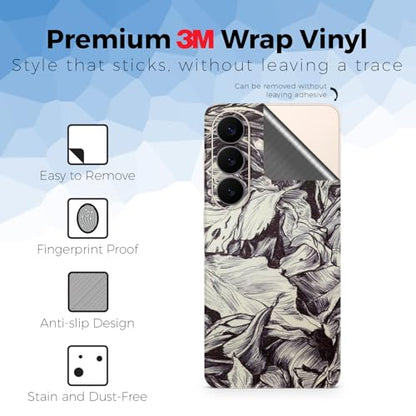 Glossy Glitter Phone Skin Compatible with Samsung Galaxy S26 - Nest Sketch - Premium 3M Vinyl Protective Wrap Decal Cover - Easy to Apply | Crafted in the USA by MightySkins - color: Nest Sketch, size: Galaxy S26 (Back Wrap), style: Glossy Glitter Finish