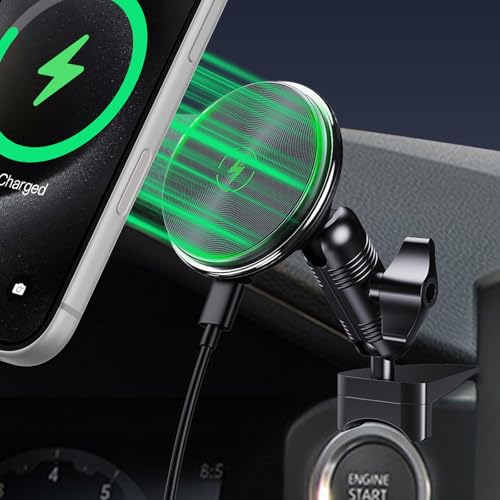 Magnetic Wireless Charger Mount Compatible with Toyota Tacoma 2024-2026 - style: Magnetic Charging