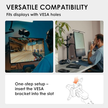 TARION 19" Modular Arm Mount with Tablet Holder VESA Mount Titanrig Arm X - size: Arm X (Monitor / Laptop)