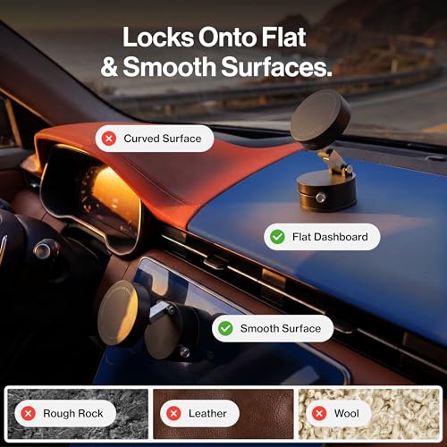 Statik HyperMount (Gen 2) Magnetic Phone Holder, for iPhone and Android - size: 2 Pack