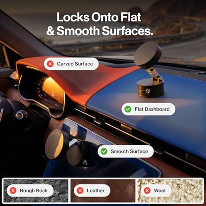 Statik HyperMount (Gen 2) Magnetic Phone Holder, for iPhone and Android - size: 5 Pack