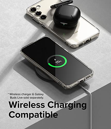 Ringke for Samsung Galaxy S23 Case [Fusion Matte Clear] | Oil & Dirt Resistant, Anti-Fingerprint Technology Prevents Oily Smudges, Frosted Coating Feels Velvety Soft - size: Galaxy S23