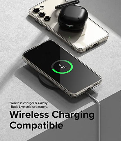 Ringke for Samsung Galaxy S23 Case [Fusion Matte Clear] | Oil & Dirt Resistant, Anti-Fingerprint Technology Prevents Oily Smudges, Frosted Coating Feels Velvety Soft - size: Galaxy S23