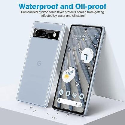 OMOTON Screen Protector for Google Pixel 7A 5G 6.1 Inch, 3 Pack - size: Pixel 7a - 6.1 Inch