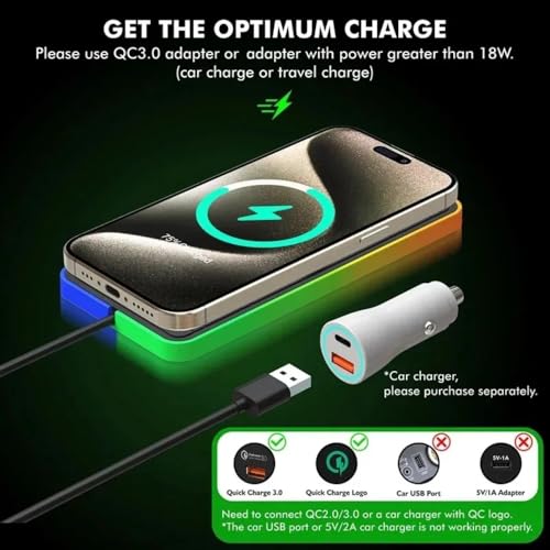 Car Wireless Charger Magnetic Car Phone Holder Stand Non Slip Mat Car Wireless Charging Pad for iPhone 17 16 15 Pro Max Samsung
