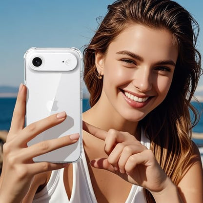 WXR for iPhone 17 Air Clear Case, Anti-Yellowing - size: for iphone 17 Air case