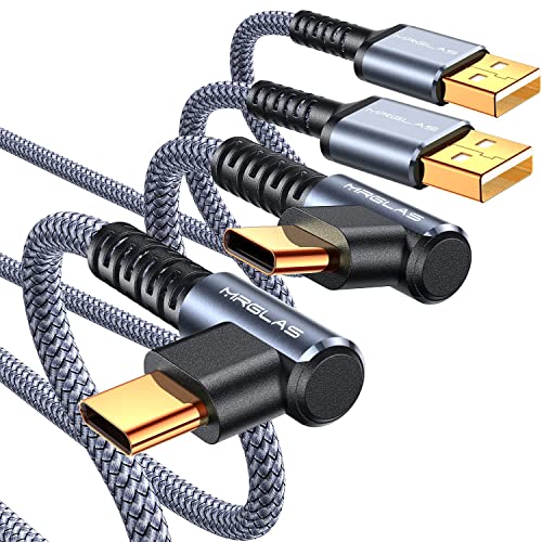 MRGLAS 3.2A USB C Charger Cable [2-Pack, 10FT], USB A to USB C Cable - color: Grey, size: 10FT+10 FT