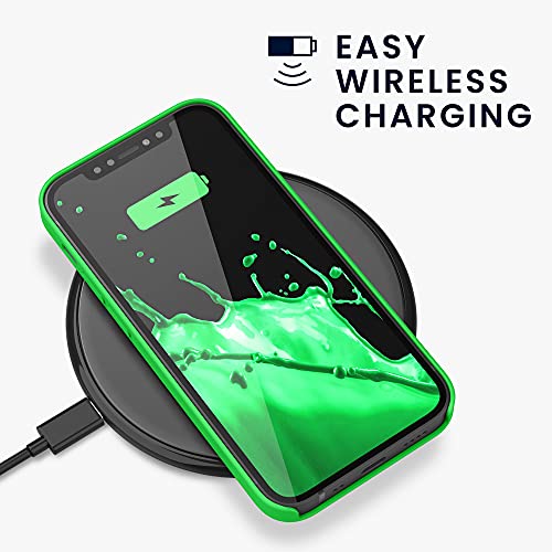 kwmobile Case Compatible with Apple iPhone 12 / iPhone 12 Pro Case - TPU Silicone Phone Cover with Soft Finish - Lime Green - color: lime green, size: iPhone 12 / iPhone 12 Pro