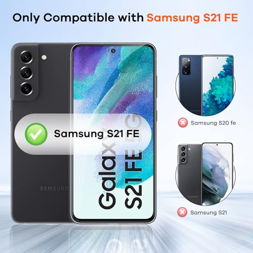 3+3 for Samsung Galaxy S21 FE 5G Privacy Screen Protector Camera Protector - size: Galaxy S21 FE Privacy
