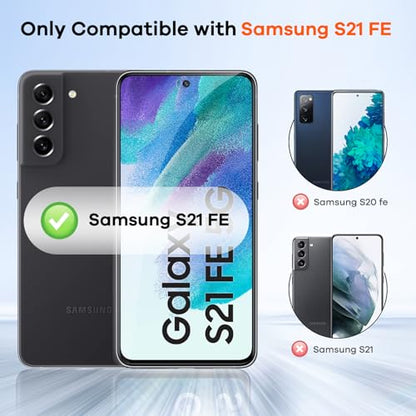 3+3 for Samsung Galaxy S21 FE 5G Privacy Screen Protector Camera Protector - size: Galaxy S21 FE Privacy