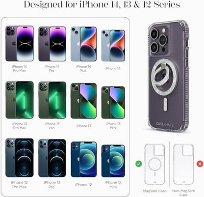 Case-Mate Magnetic Phone Grip & Ring Stand -MagSafe Holder -Twinkle Diamond - color: Twinkle Diamond