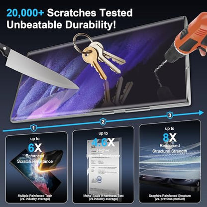 V-PORYADKU 2+2 Pack for Samsung Galaxy S21 Ultra Screen Protector - size: 6.8 inch