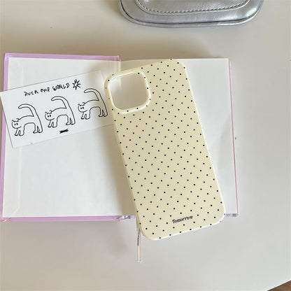 inewateri Compatible with iPhone 12 Pro Max Case with Cute Fashion Polka Dot Aesthetics Design Simple Cases for Soft TPU Slim Protection Cover-Yellow - color: Yellow, size: iPhone 12 Pro Max