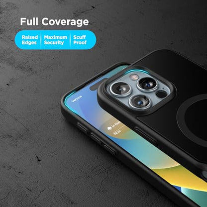 ENCASED Wallet Case Set for iPhone 16 Pro with Removable Card Holder (iPhone 16 Pro) Black - size: iPhone 16 Pro