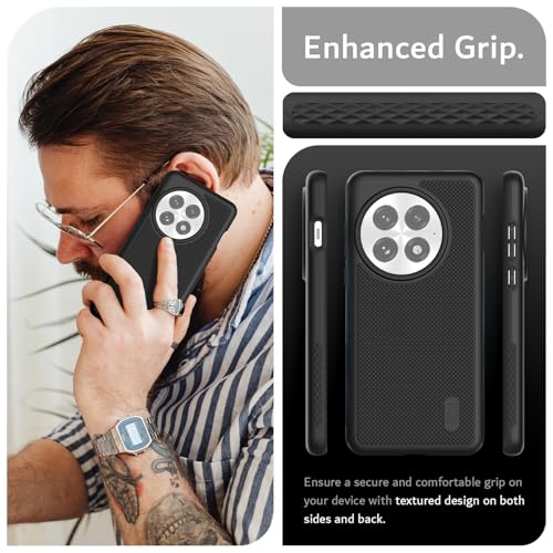 TUDIA MergeGrip [Magsafe Compatible] for OnePlus 13 Case 5G (2025) - [Military Grade Drop Tested] Dual Layer Shockproof Slim Heavy Duty Tough Cover Phone Cases - Black - color: Black, size: Magsafe Compatible